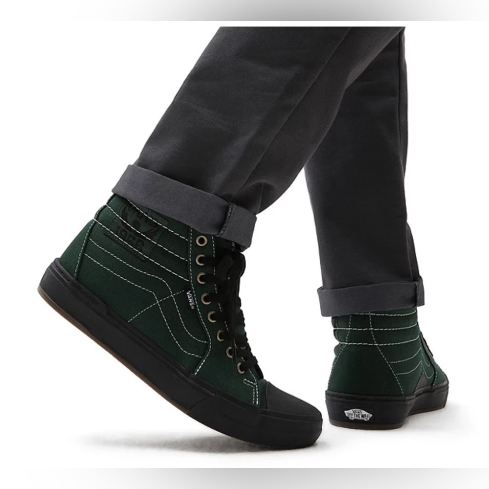Vans Sk8 Hi 238 Dakota Roche Green Black Ultra Cush men’s 7.5 or women’s 9 - Picture 3 of 14